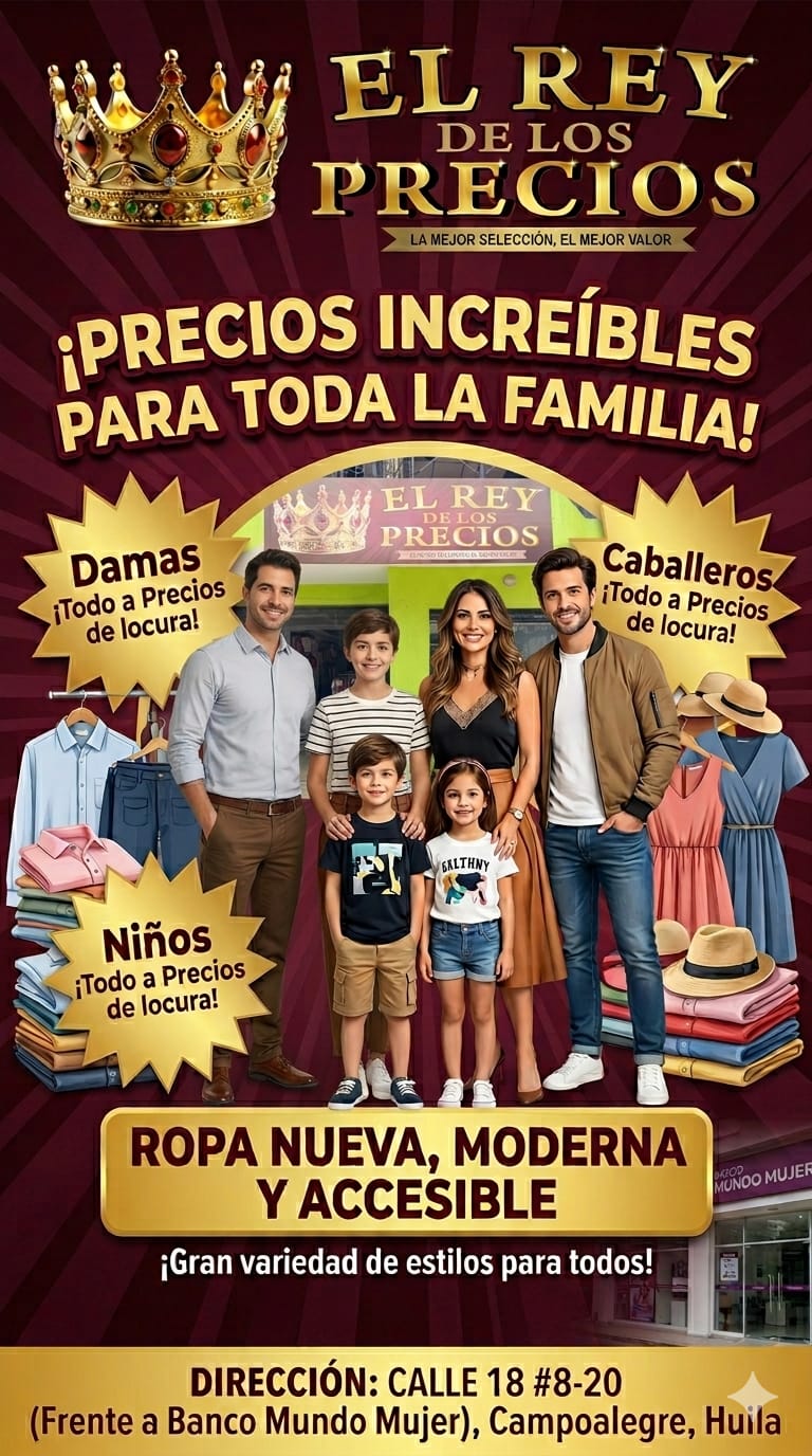 El Rey De Los Precios ya esta en Campoalegre